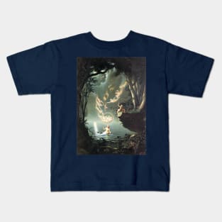 Oberon and the Mermaid - Douglas Harvey Kids T-Shirt